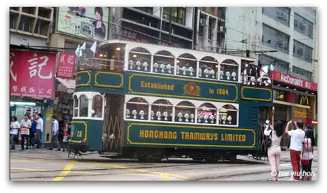 1600 Pandas in the Tram in Hong Kong