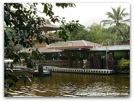 Adventureland at Hong Kong Disneyland