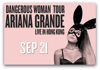 Ariana Grande in Hong Kong