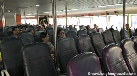 Interior of the Cheung Chau Island Fast Ferry