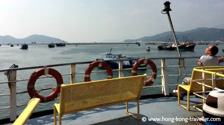 Outside Deck of the Cheung Chau Island Slow Ferry