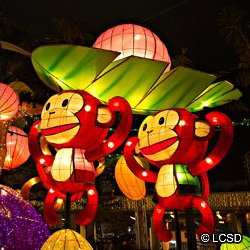 Chinese Lantern Festival Hong Kong - Chinese Zodiac Monkey