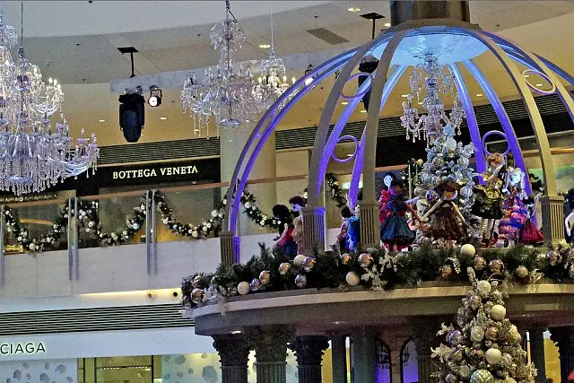 Christmas Decorations at Elements Mall in Hong Kong