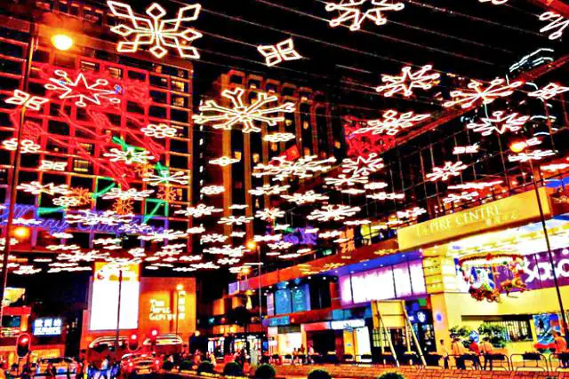 Christmas Displays Tsim Sha Tsui East