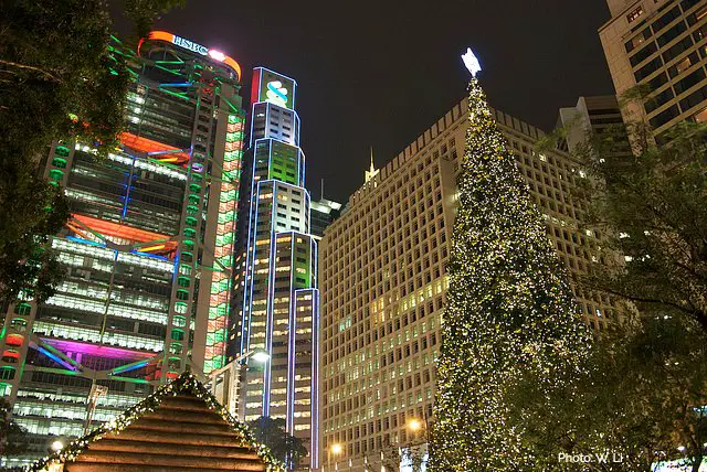 Hong Kong Christmas Tree and Decorations Central Hong Kong Christmas Tree and Decorations Central