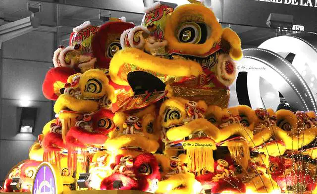 Hong Kong Chinese New Year Lions