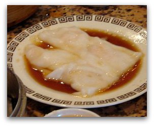 Dim Sum Types: Rice Wraps with Shrimp