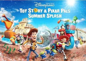 Hong Kong Disney Summer Pixar Water Party