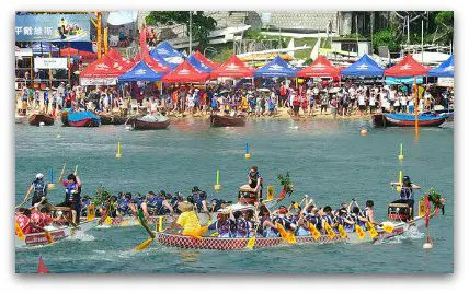Hong Kong Dragon Boat Festival Races at Stanley