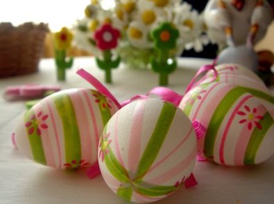 Easter Eggs Colorful Easter Eggs