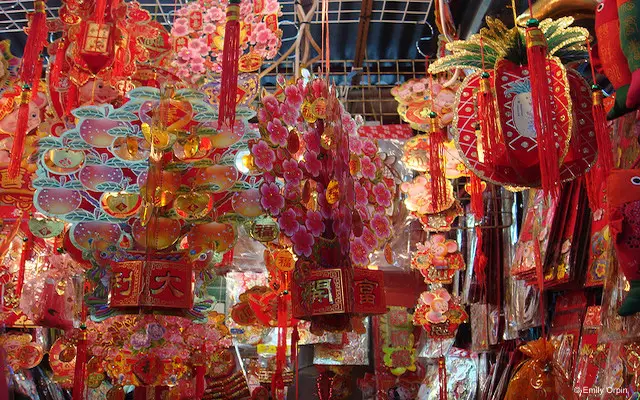 February in Hong Kong, Chinese New Year Decorations