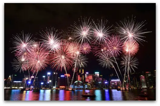 HK fireworks