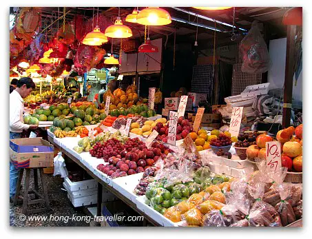 Fresh Produce Markets in Hong Kong