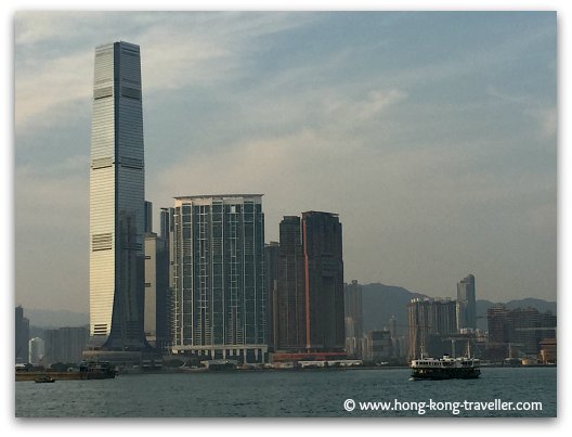 Victoria Harbour Views and the Kowloon skyline from the Promenade