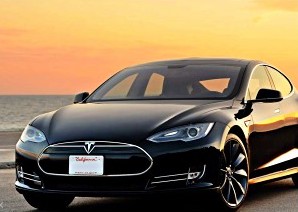 Airport Transfers for  up to 3 on a Tesla