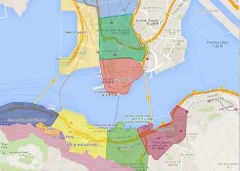 Hong Kong Travel: Neighborhood map