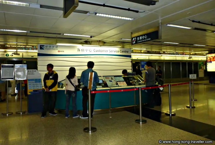 Hong Kong Airport Express Service Counter