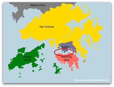 Hong Kong By Area What Is Where Lets Get Oriented - 