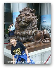 Hong Kong Building: HSBC lions