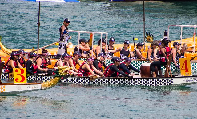 Dragon Boat Races in Victoria Harbour