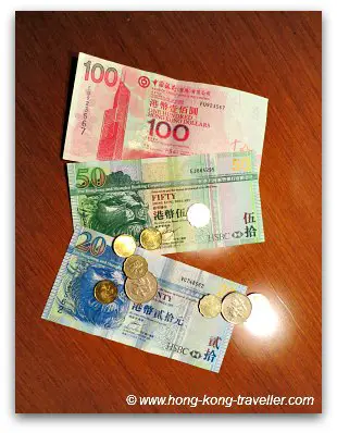 Hong Kong Money Notes and Coins