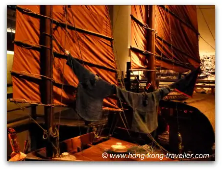 Sampan Sailboats at HK Museum of History