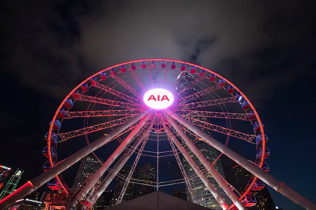 Hong Kong Observation Wheel at Night