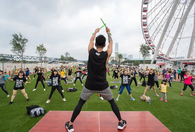 Hong Kong Observation Wheel Free Cross Fit Classes