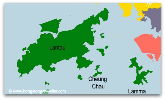 Hong Kong Outlying Islands Map