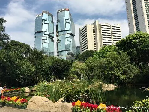 Summer is here, Central District views from Hong Kong Park Summer is here, Central District views from Hong Kong Park