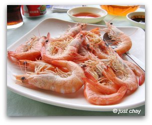 Boiled Prawns