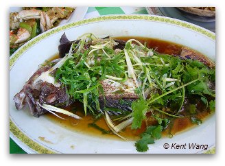 Steamed Fish in Hong Kong