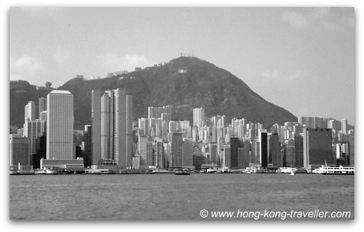 Hong Kong Skyline in the 80's