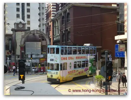 Hong Kong Tram at Western Market