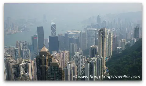 Hong Kong Victoria Peak Views from Sky Terrace 