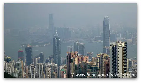 Hong Kong Victoria Peak Views from Sky Terrace 