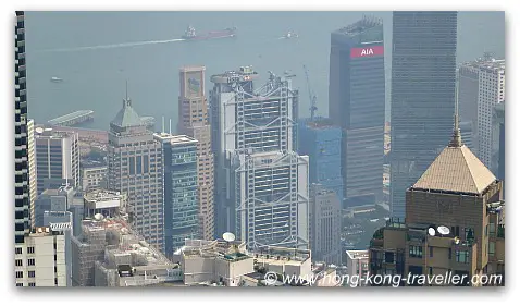 Hong Kong Victoria Peak Views from Sky Terrace 