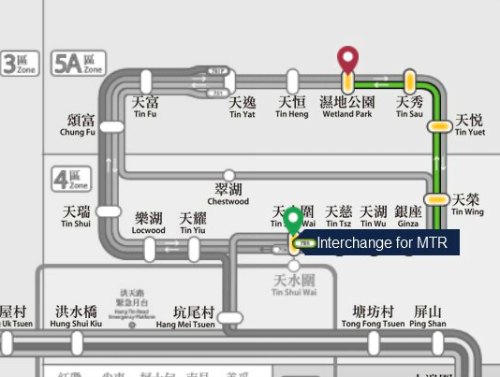 Light Rail Circular Service 705 for Wetland Park