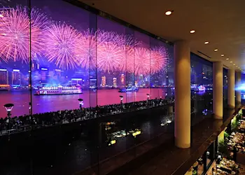 Fireworks at the Intercontinental Fireworks at the Intercontinental