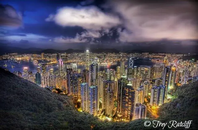 A Gorgeous Summer Night in Hong Kong