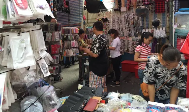 Ladies Market Stalls Hong Kong