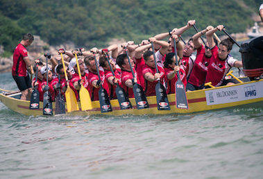 Lamma Dragon Boat Festival at the Beach