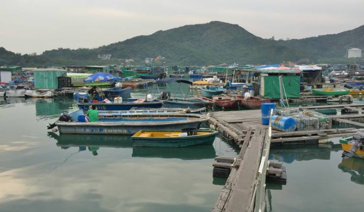 Lamma Island at the Sok Kwu Wan Fishing Village