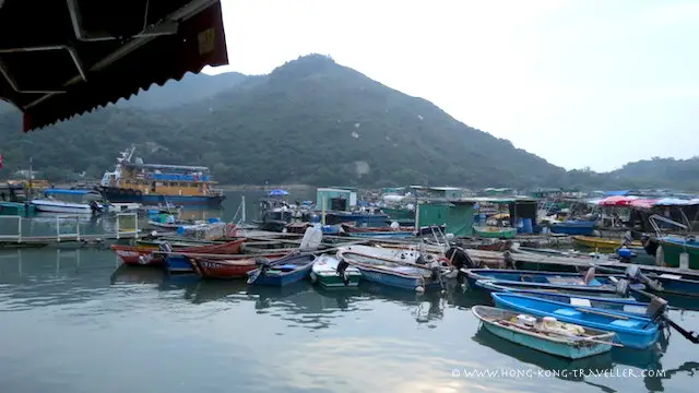 The Sok Kwu Wan Seafood Village in Lamma Island