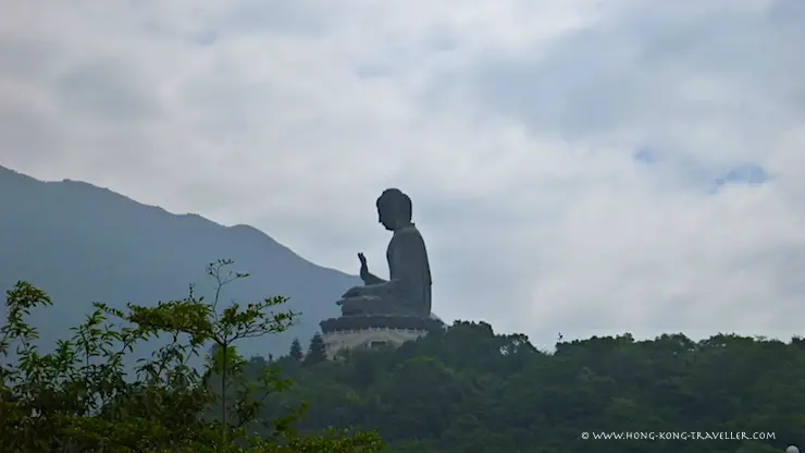 The Big Buddha in Lantau Island