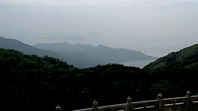 View from Buddha Podium Sea and Islands