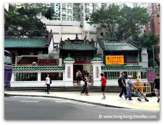 Man Mo Temple in Hollywood Road