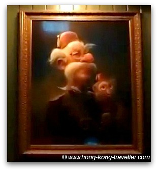 Lord Henry and Albert the Monkey Portrait