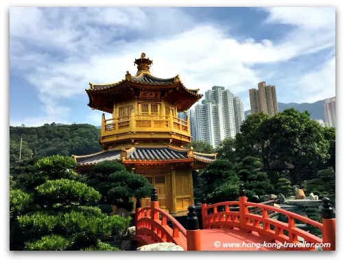 Colorful Pavillion at Nan Lian Garden