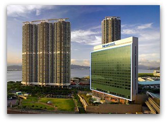 View of the Novotel Citygate Airport Hotel in Hong Kong